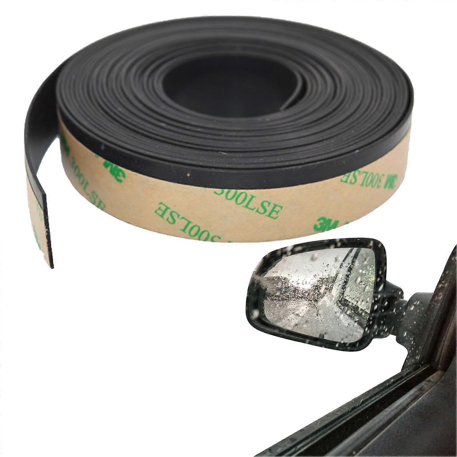 Windscreen Rubber Seal, Weather Seal Rubber Seal Strips, Windscreen Strip Seal, Car Roof Window Edge Sticker for Waterproof Car Sealing Strips 15mm.