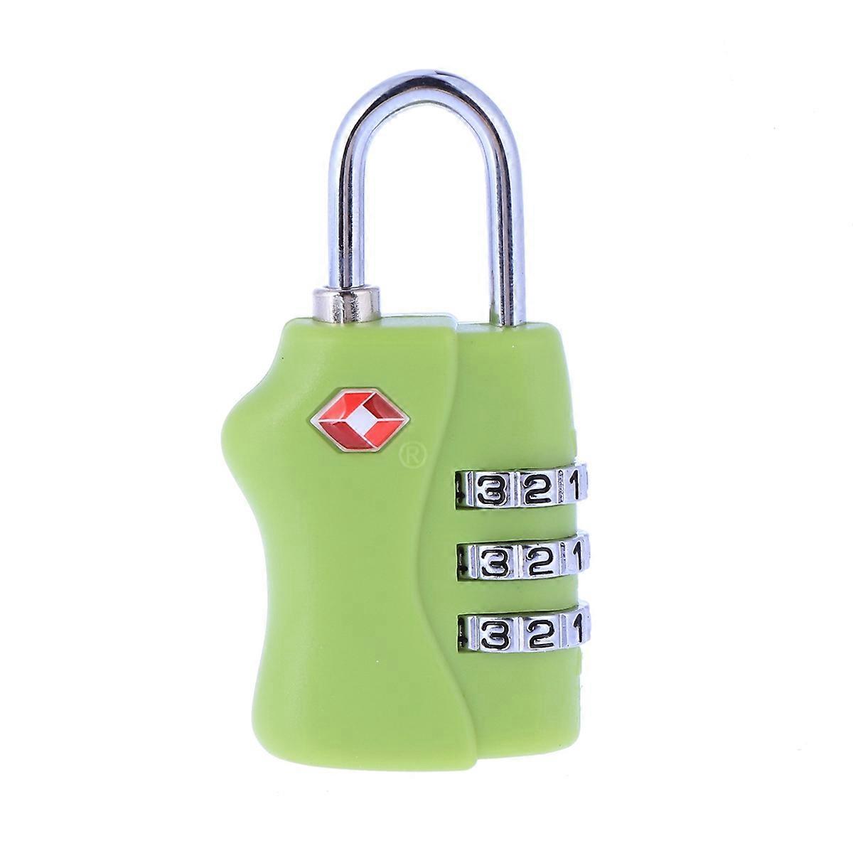 Travel Lock Tsa Approved Password Lock 3 Combination Resettable Password Travelers 13 2x7 7x0 1Cm 1Pcs