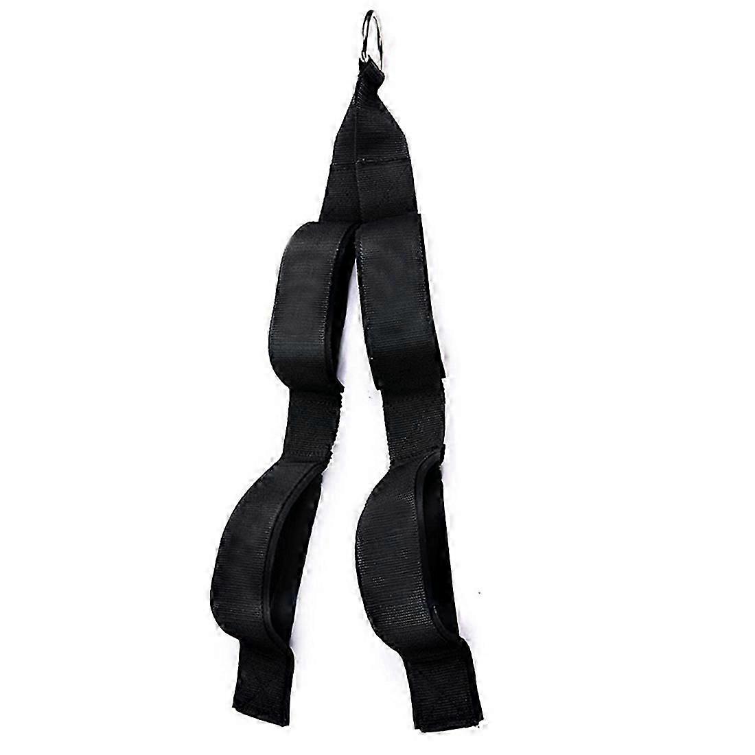 上腕三頭筋プルダウンロープケーブルアタッチメントハンドルネオプレンパッドホームジムワークアウトトレーニングエクササイズ機器用、B