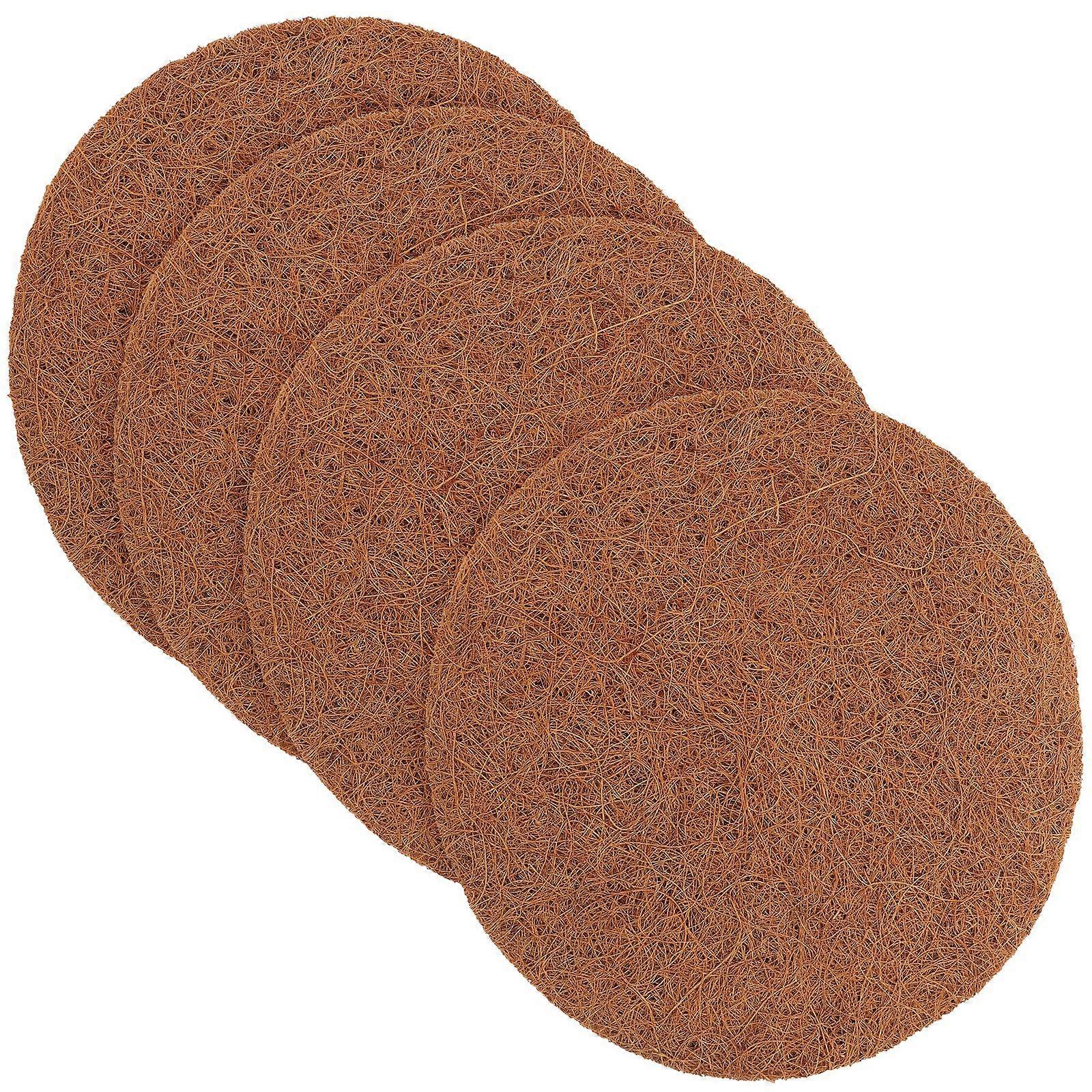 4pcs Replaceable Pigeon Nest Inner Cushion Ventilated Coconut Fiber Mat for Bird Breeding Nest