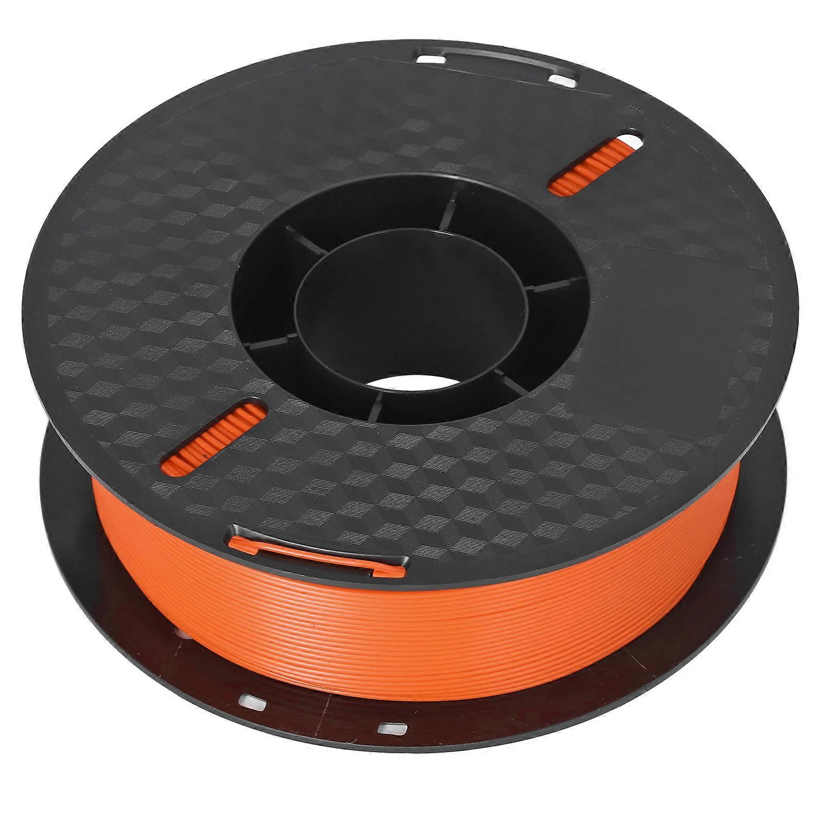 3D Printer Filament 1.75mm 1kg PLA Filament Environmental Friendly Smokeless Odorless 3D Printer Consumable Orange
