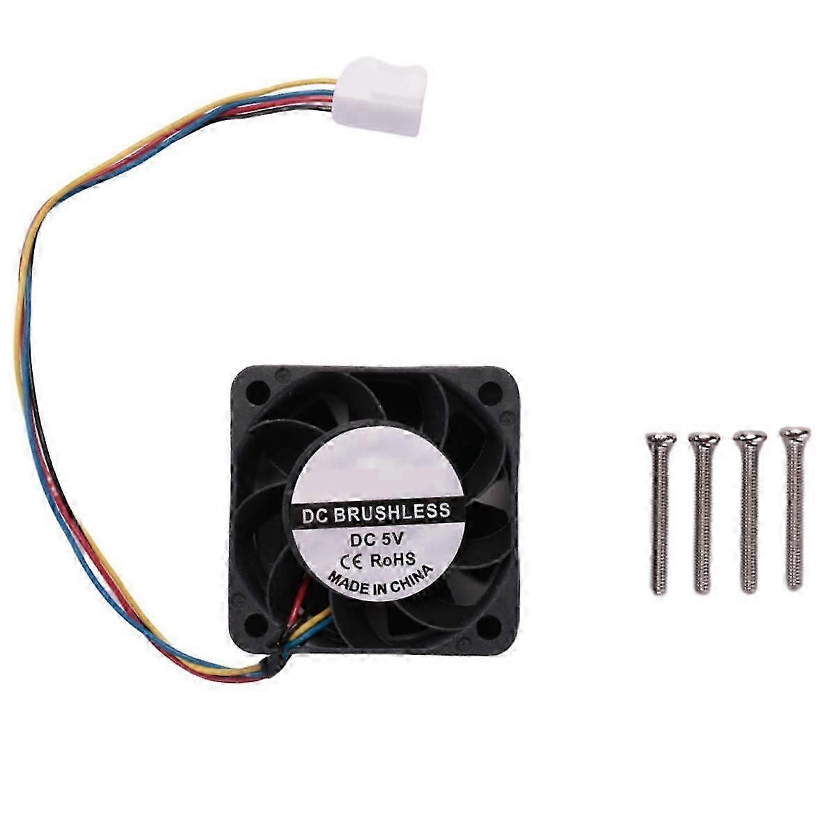 Jetson Nano Cooling Fan 5V 4PIN PWM Reverse-Proof with Speed Control for Strong Cooling