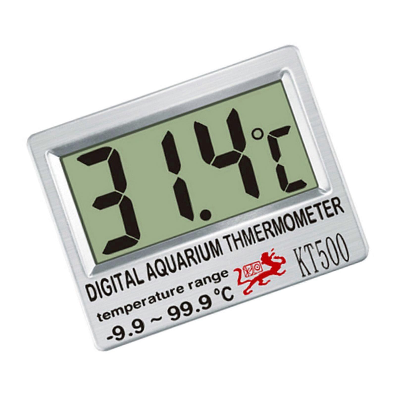 Submersible Digital Thermometers LCD Display Fishtanks Thermometers with Accurate Digital Display Water Temperature Reading Multicolor