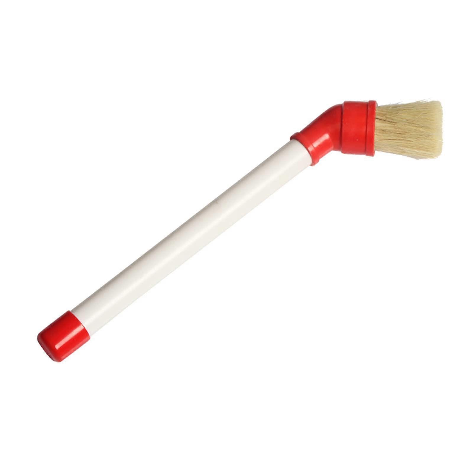 Lube Applicator Brush Straight Curved With Handle Bristles For PasteStyle Tire Mounting Lube Applicator Bendable