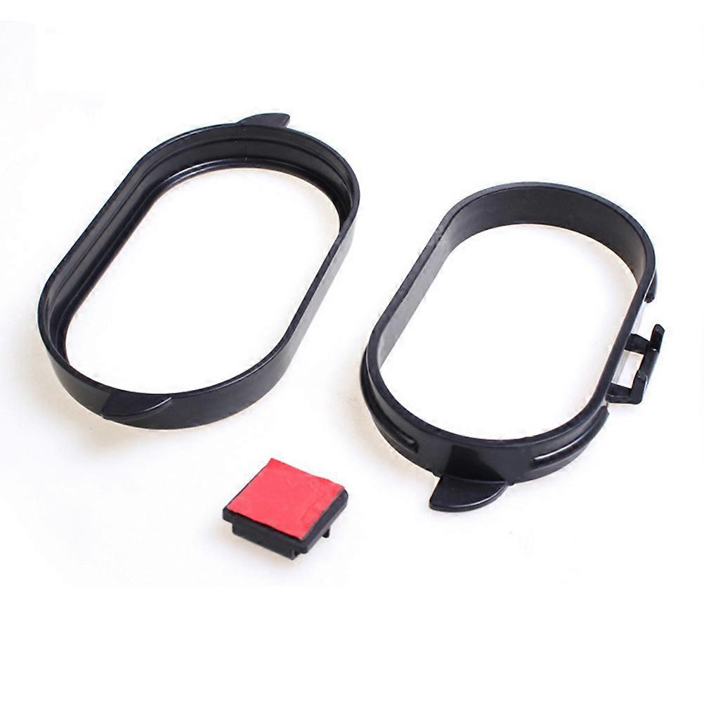 Car Trash Bag Holder Made of Plastic for Rubbish Bag Holding Black Space Saving Hanging Design 1Pc