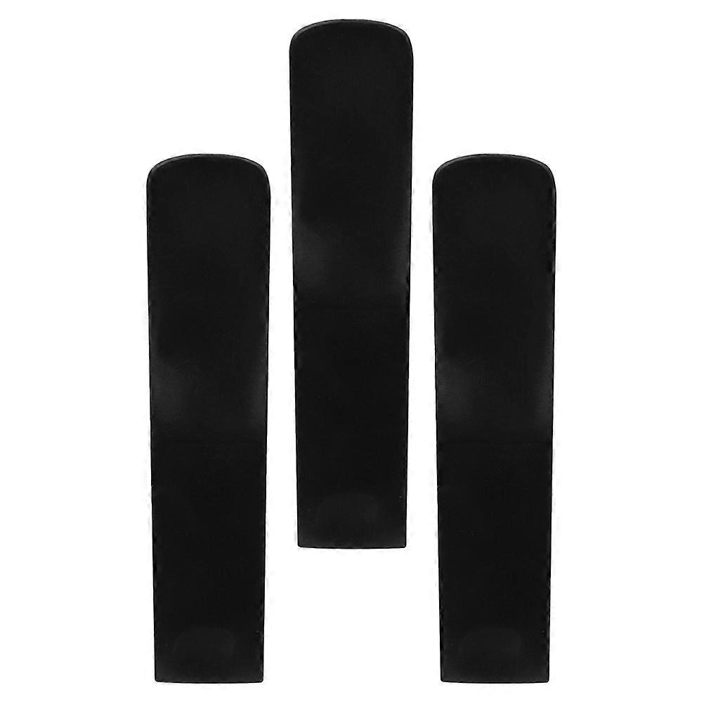 Resin Saxophone Reeds ABS Music Practice Alto Saxophone Mouthpiece Reeds 3.1×0.7×0.1in 3Pcs