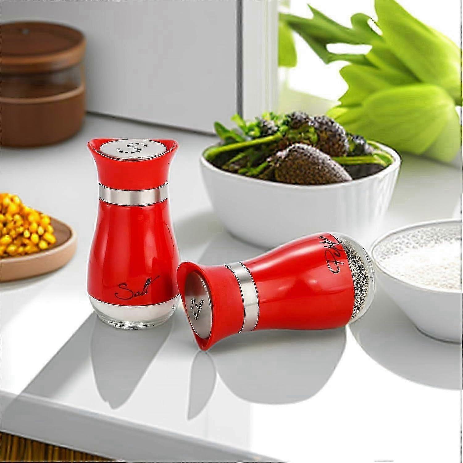 Salt and Pepper Shaker Set Red SZRH A-S