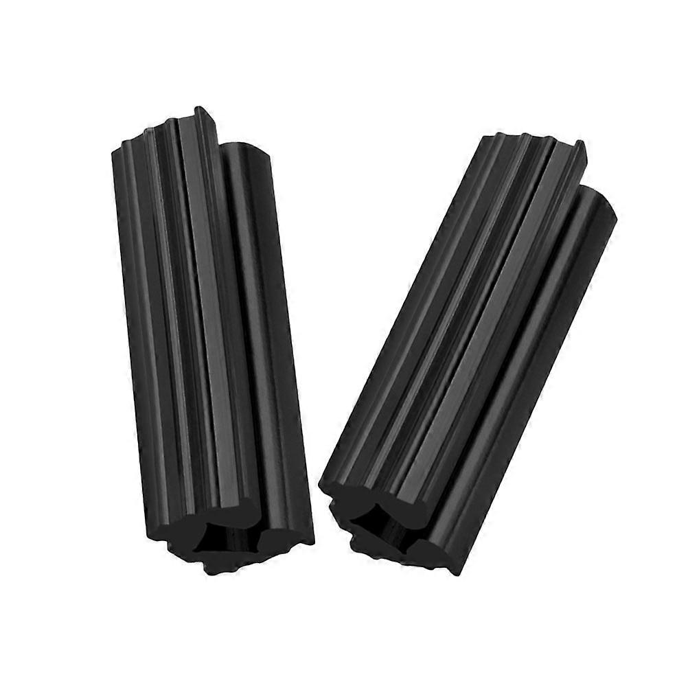 2 Pcs High Grade Rubber Vise Clamps for Golf Club Shafts – Thick Grip with Side Ribs for Secure, Non Slip Holding and Shaft Protection During