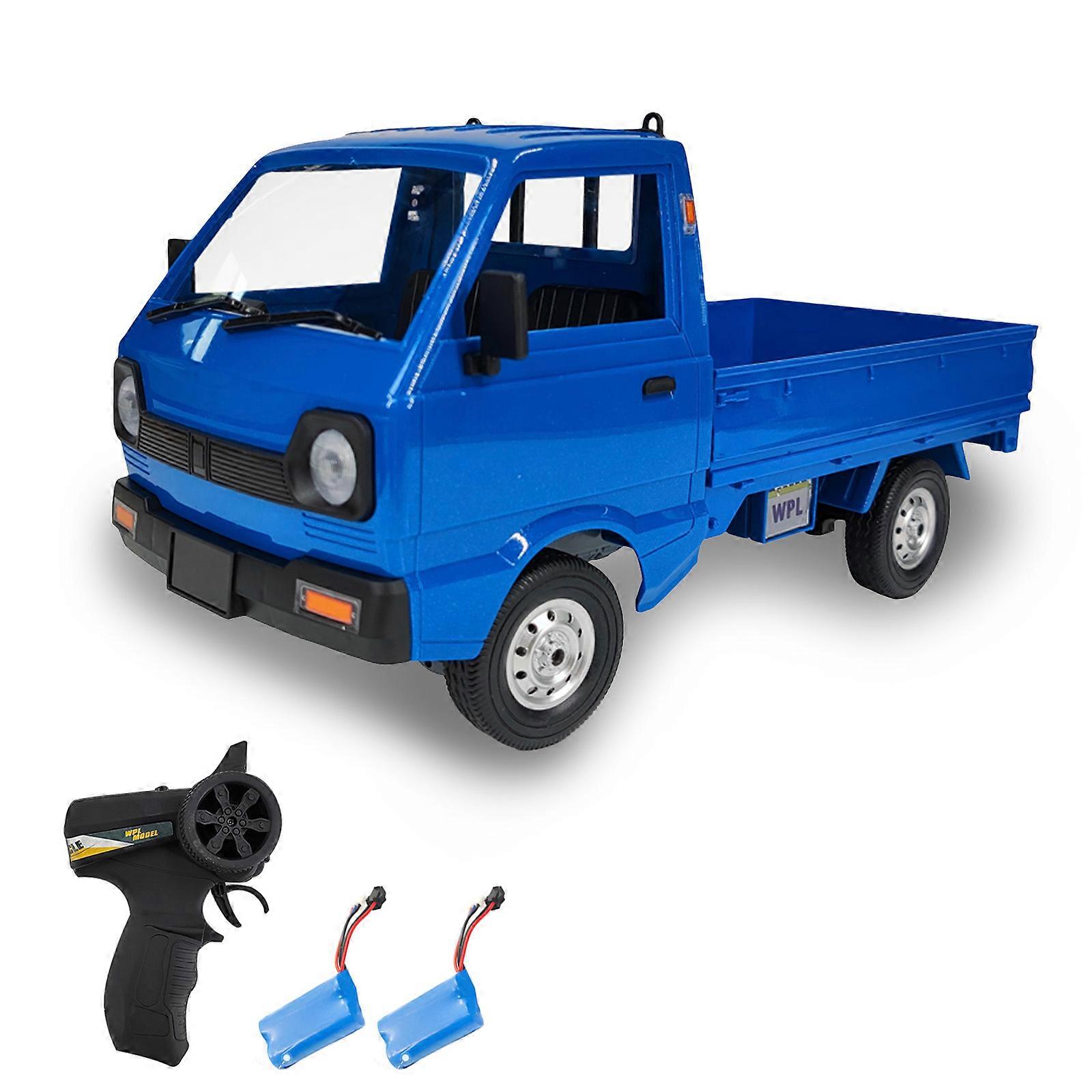 WPL 2.4GHz Remote Control Short Truck with Front Lights, Forward Backward Movement, Turn Left and Right, 2 Battery Operation