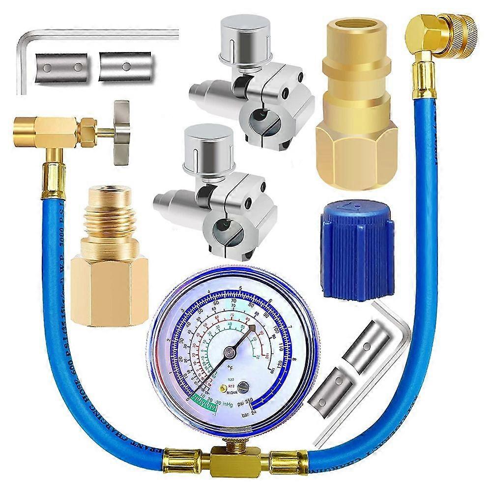 Refrigerator Freon Recharge Hose,with BPV31 Piercing Tap Valve