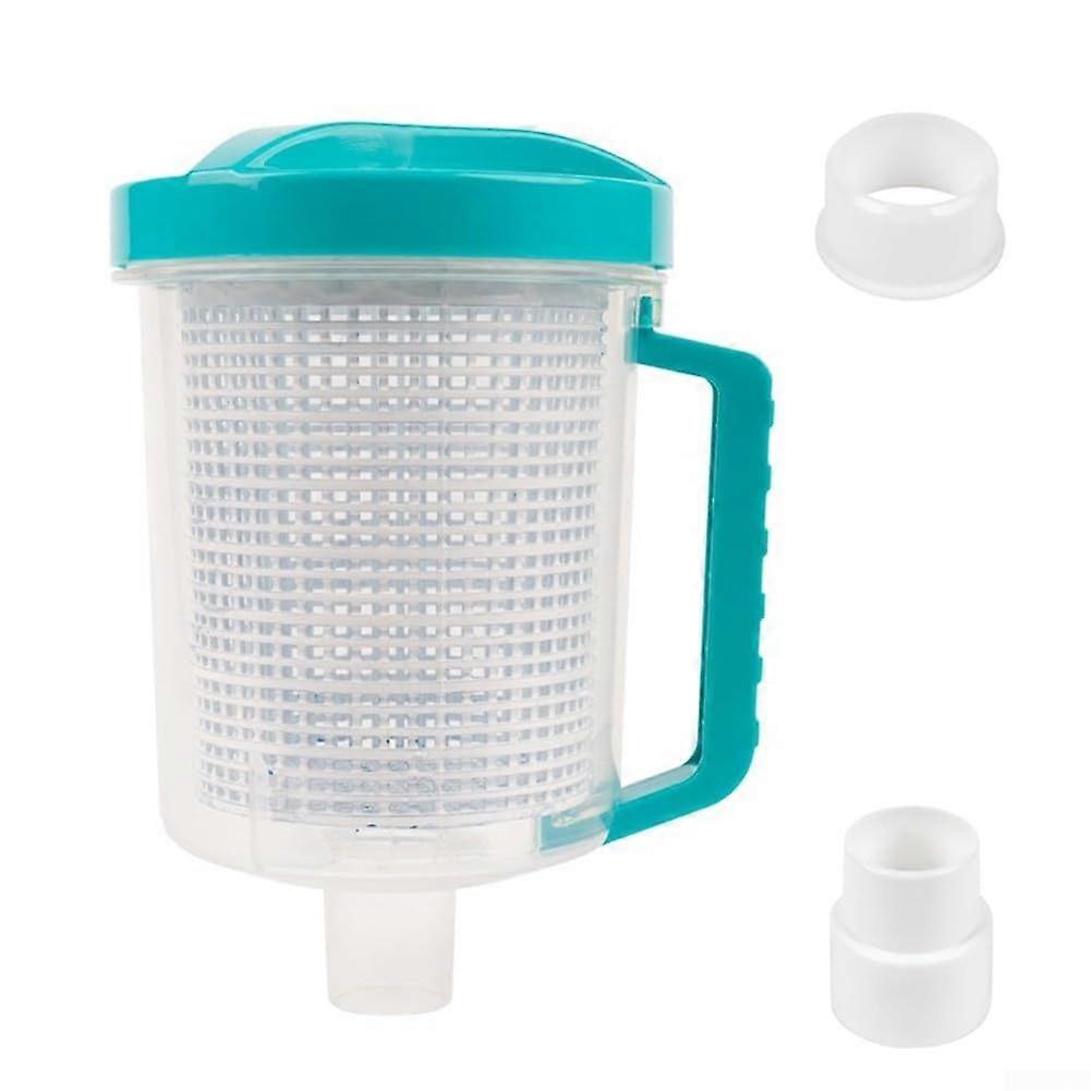 Transparent leaf trap, professional inline pool leaf container with mesh basket, for R211084(A)