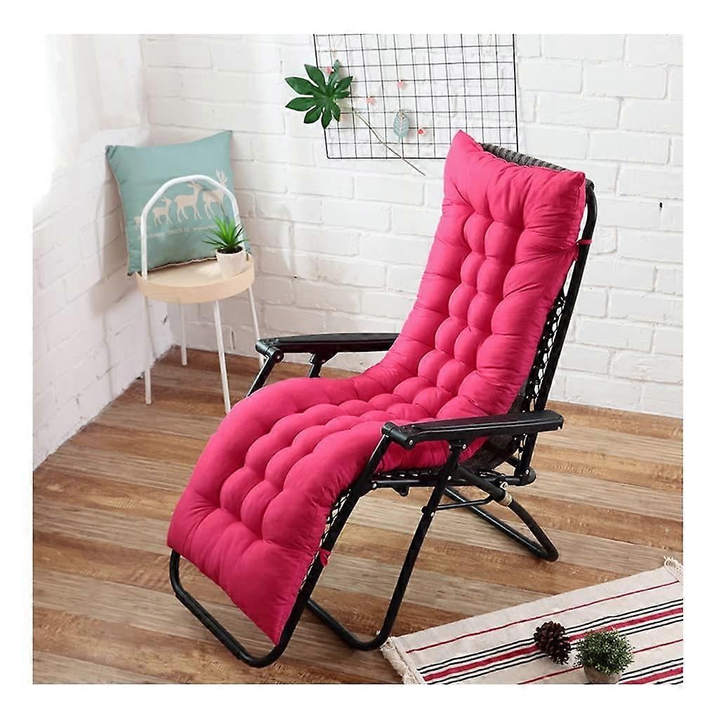 Garden Lounger Cushion, Only 170 x 48 x 10 cm Sun Lounger Cushion, Thickened NonSlip Folding Mattress, No Chair (Color: Style5, Size: 160x48CM)