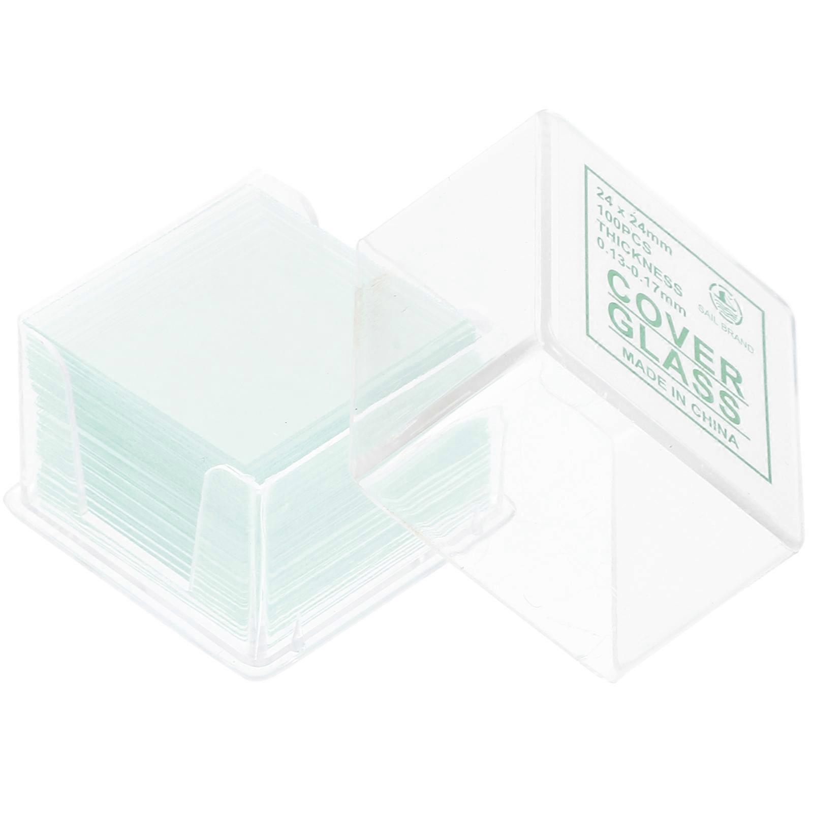 Microscope Glass Slides for Laboratory Use 10 Boxes Light Green 50 Pieces per Box