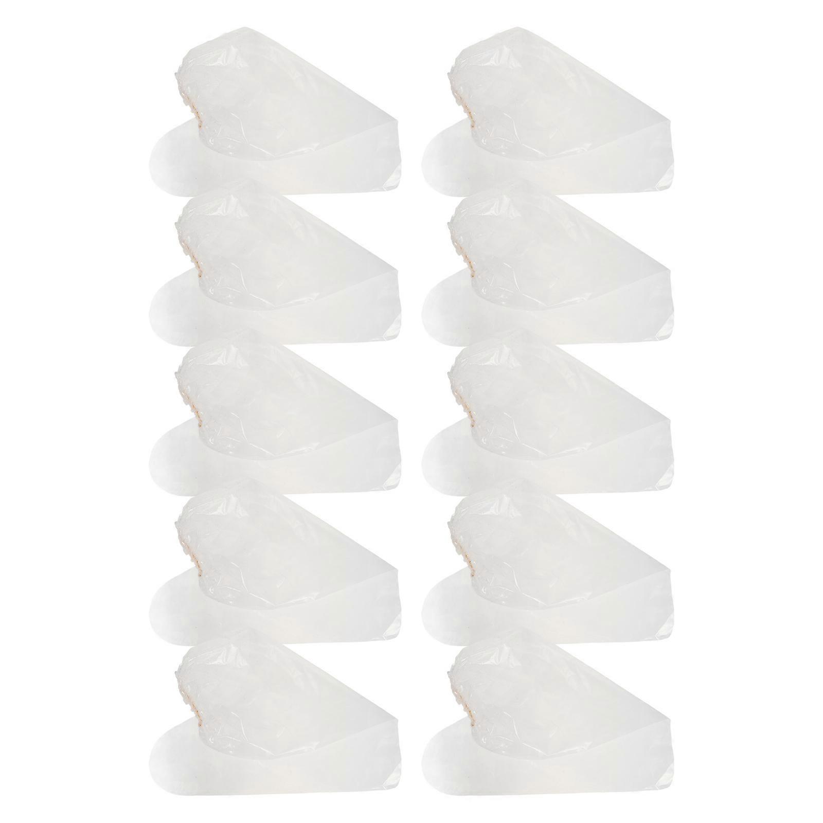Rain Shoe Protector with Nonslip Design for Pedicure Transparent PE Material One Time Use Fits All Shoes Size 10pcs