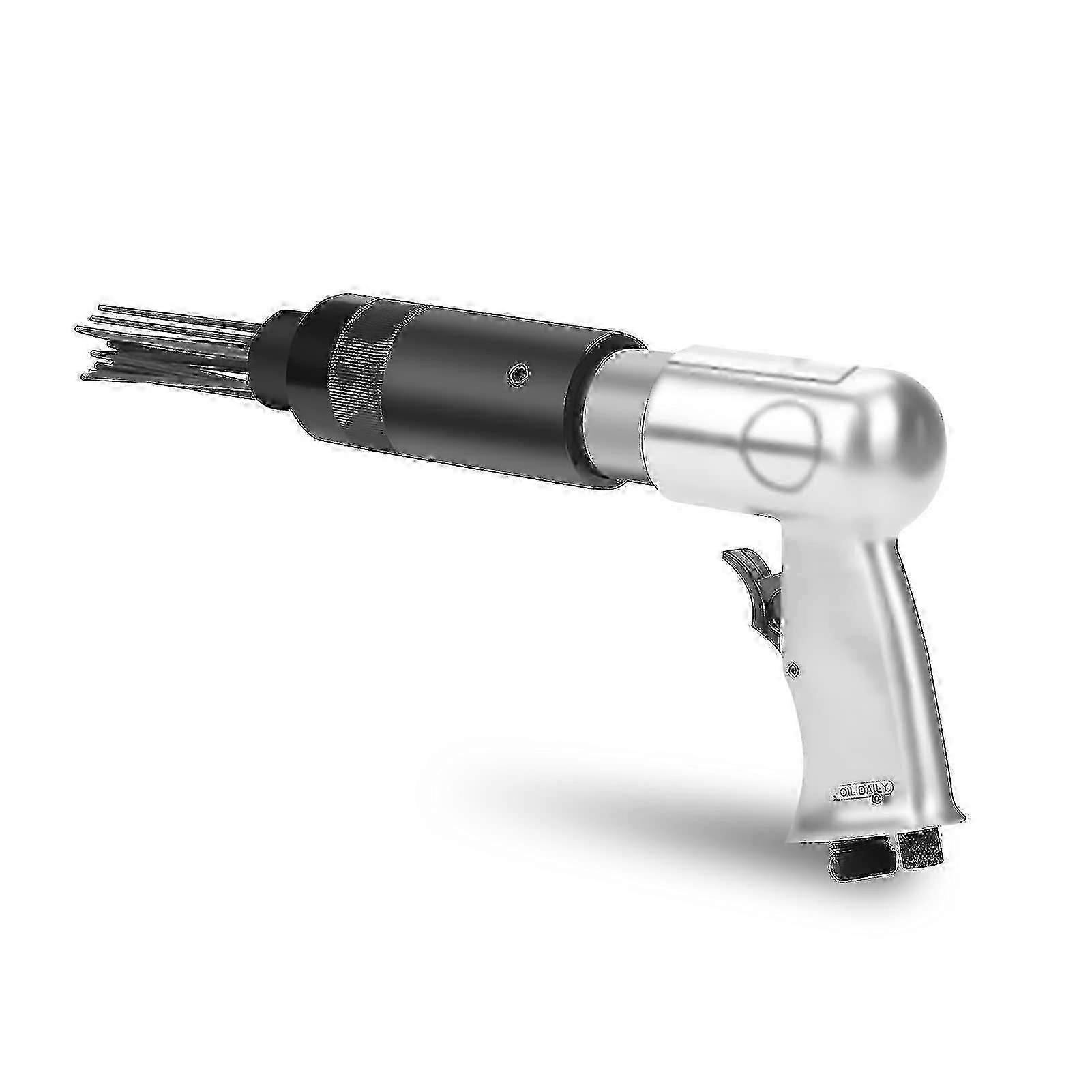 דגמים חדשים מחט אוויר מסיר חלודה, 19 מחטים 3000 סל"ד אקדח מחט פנאומטי מסיר חלודה 1/4" 10 CFM 35 ס"מ דגמים חדשים