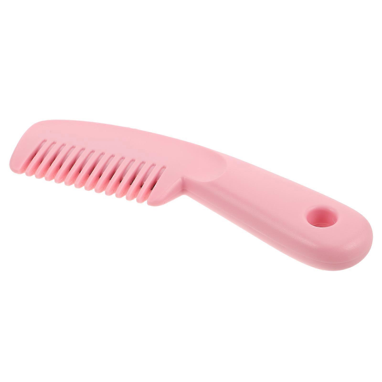 Hair Cutting Comb For Home Use With Dual-Use Design And Ergonomic Shape For Men Women And Kids - 1Pack Precision Tool In Pink Color