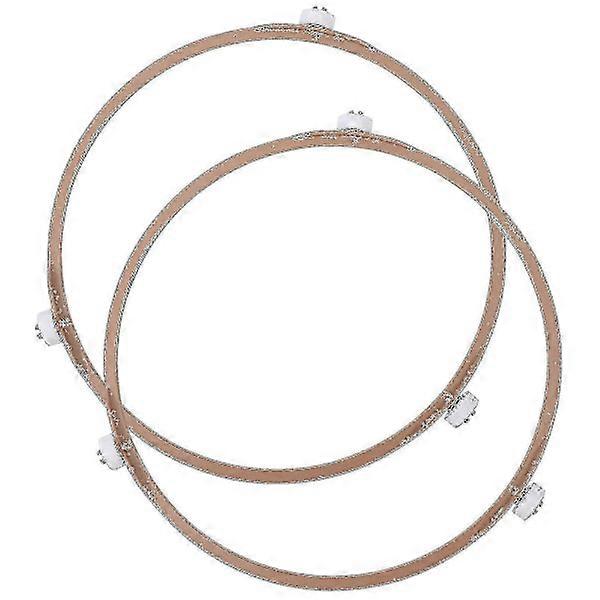 2pcs Microwave Turntable Microwave Tray Rotating Roller Support Rings