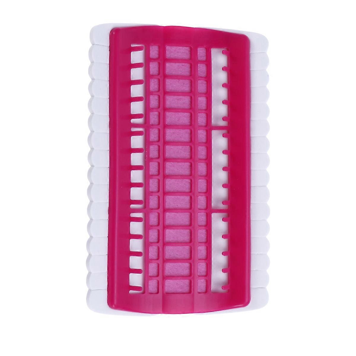 Sewing Organization Floss Organizer Rectangular Thread Organizing Craft Tools Rose Red 18x10x2.5cm Tangle-Free Threads 1Pack