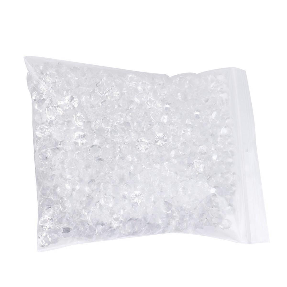Diamonds Decor Acrylic Crystals Table Scatterings Special Occasions 0.6*0.6cm and Crafts 2 Packs