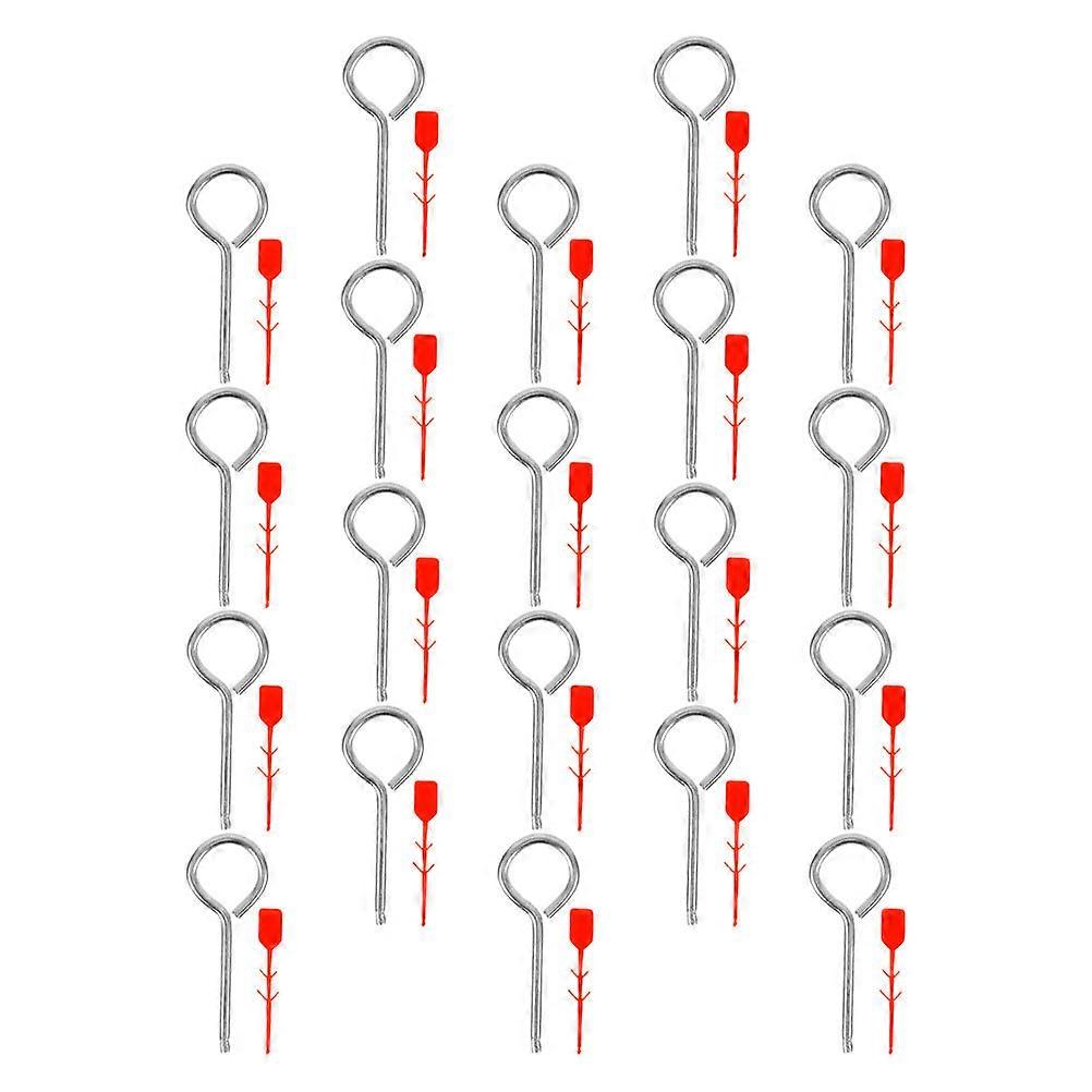 Fire Extinguisher Tamper Pin Replacement Security Seals 50 Sets for Homes Offices Commercial Use Reliable Safety Essential Accessories