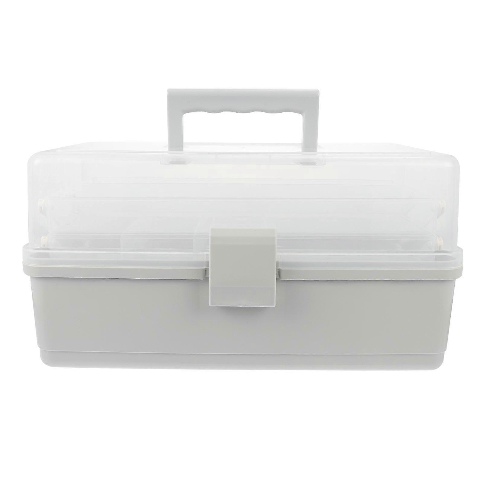 FRCOLOR Multi Layer Case for Emergency Medicine Box and 1 Set Medicine Storage Container