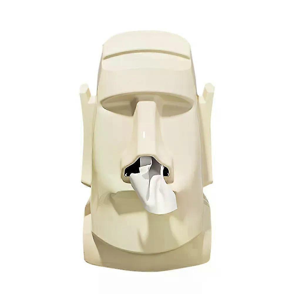 Creative Stone Statue Tissue Box Glasses Holder Headphone Stand Paper Towel Container Home Office Desktop Decoration