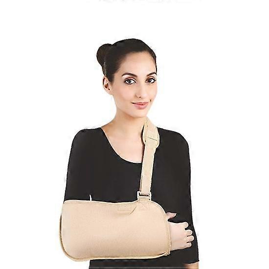 Flamingo Brown Arm Pouch Breathable Sling Strap with Shoulder Cushion SUPPORT
