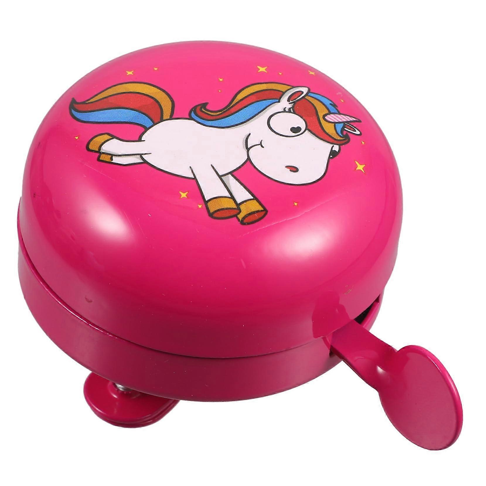 Cat Pattern Bicycle Bell for Scooters and Tricycles, Small Round Design, Random Colors and Patterns, Clear Sound