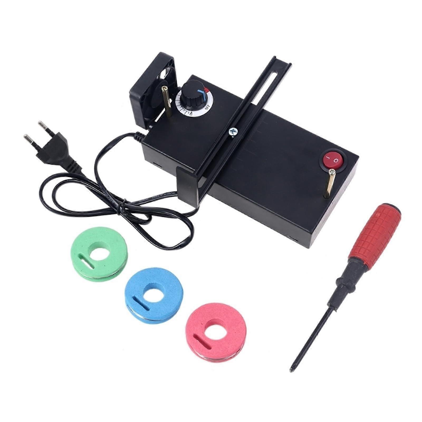 Hot wire cutter for home use with fan, DIY rope band craft, DIY manual cutting tool for office, warehouse, retail