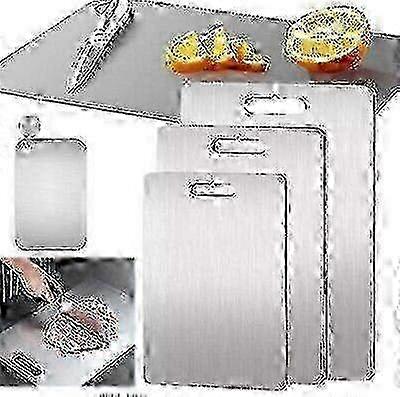 Double-Sided Titanium Chopping Board for Kitchen, Non-Slip Cutting Surface hwy