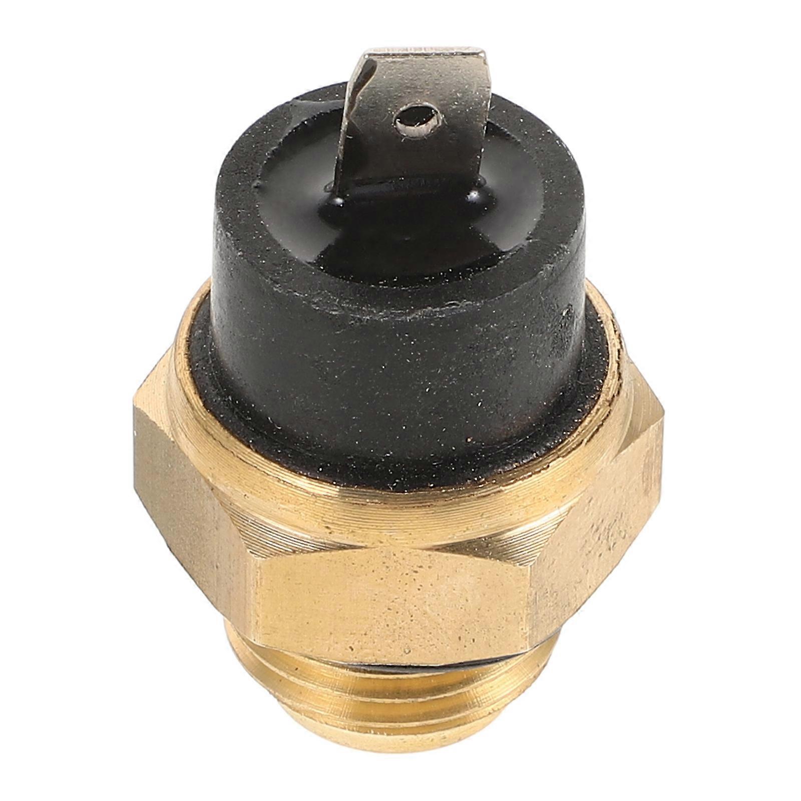 Motorcycle Radiator Thermostat Fan Switch – Durable Metal Detection Switch for Efficient Cooling Control and Overheating Prevention, Easy DIY