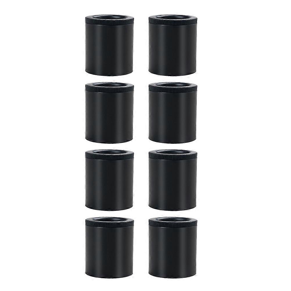 8Pcs Adjustable Cabinet Pads for Home Furniture ABS Material Black Color