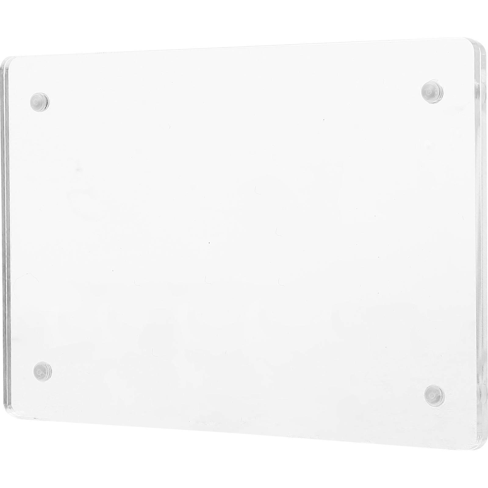 Transparent Acrylic Sign Holder for Display in Stores Restaurants and Offices 7x9 Inches