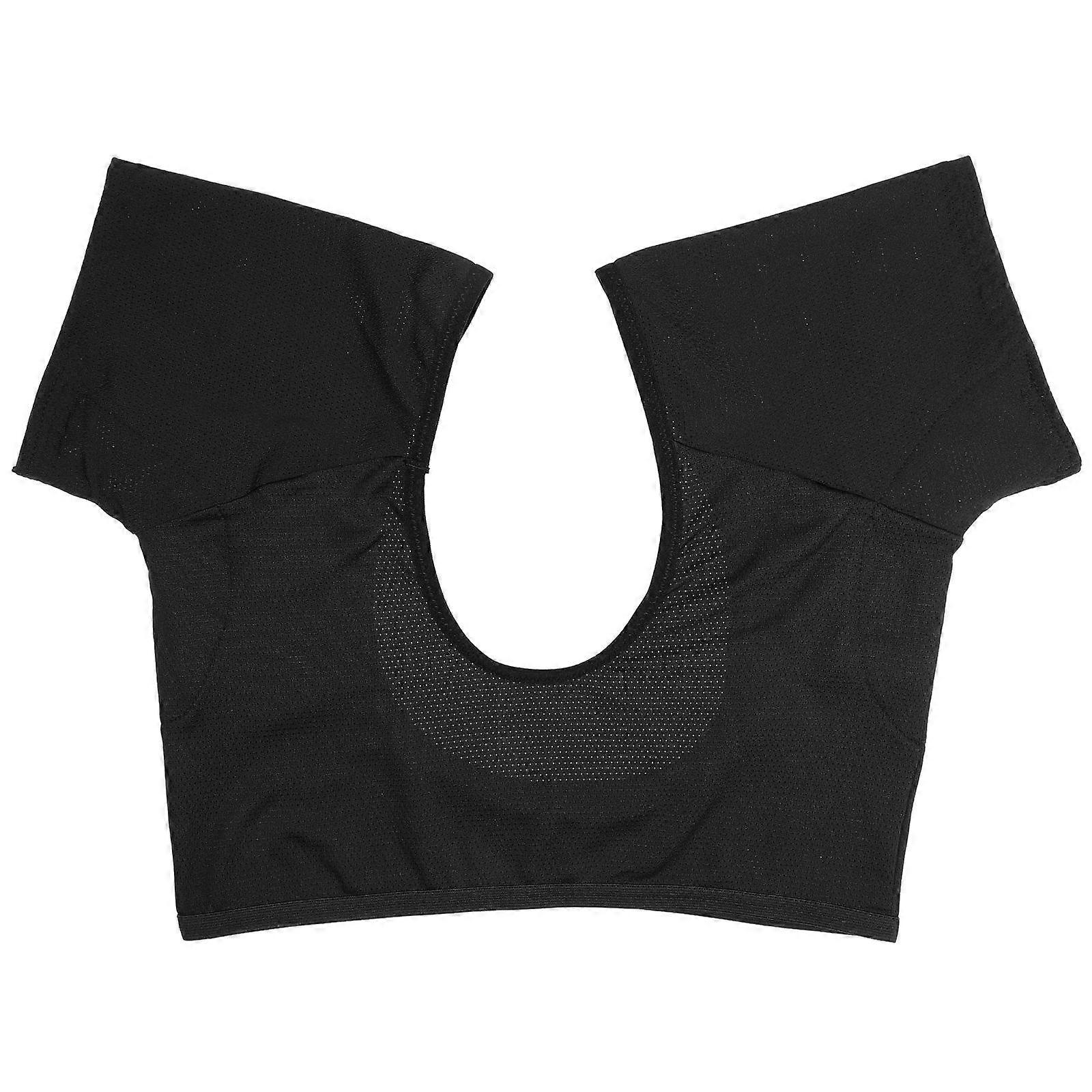 Black Breathable Underarm Sweat Vest For Women Designed For Running And Working Out Incorporating Sweat Prevention Features 1Pack