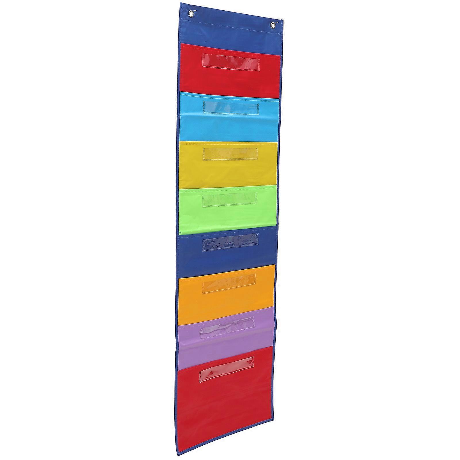 Rectangular Wall Hanging File Holder for Organizing School and Office Supplies with Tear Resistance Function 1 Set
