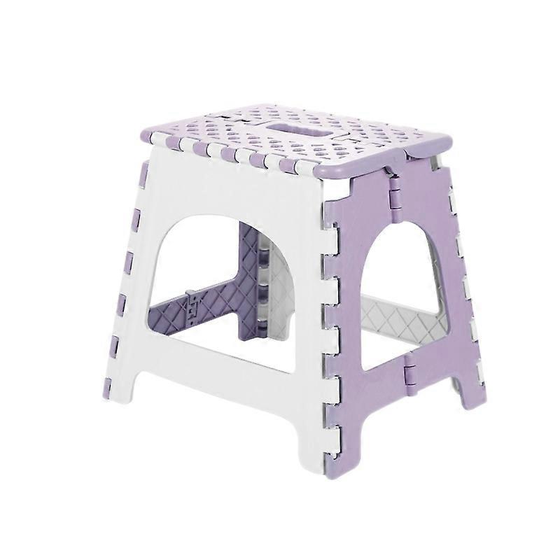 Folding Outdoor Thicken Portable Stool, Color: Violet Medium Violet Medium