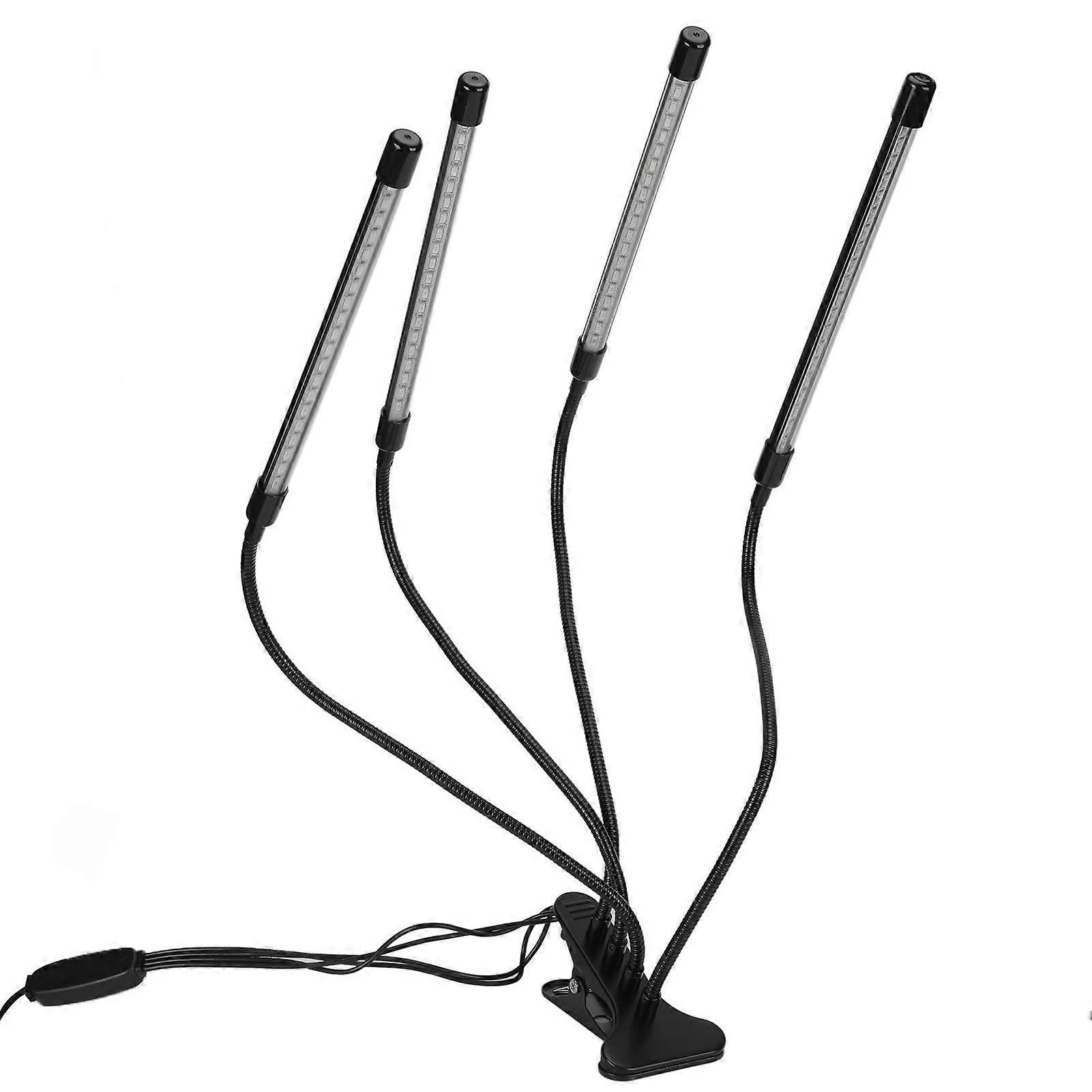 Grow Lights for Indoor Plants, 4 Head LED Light with Full Spectrum, Timer
