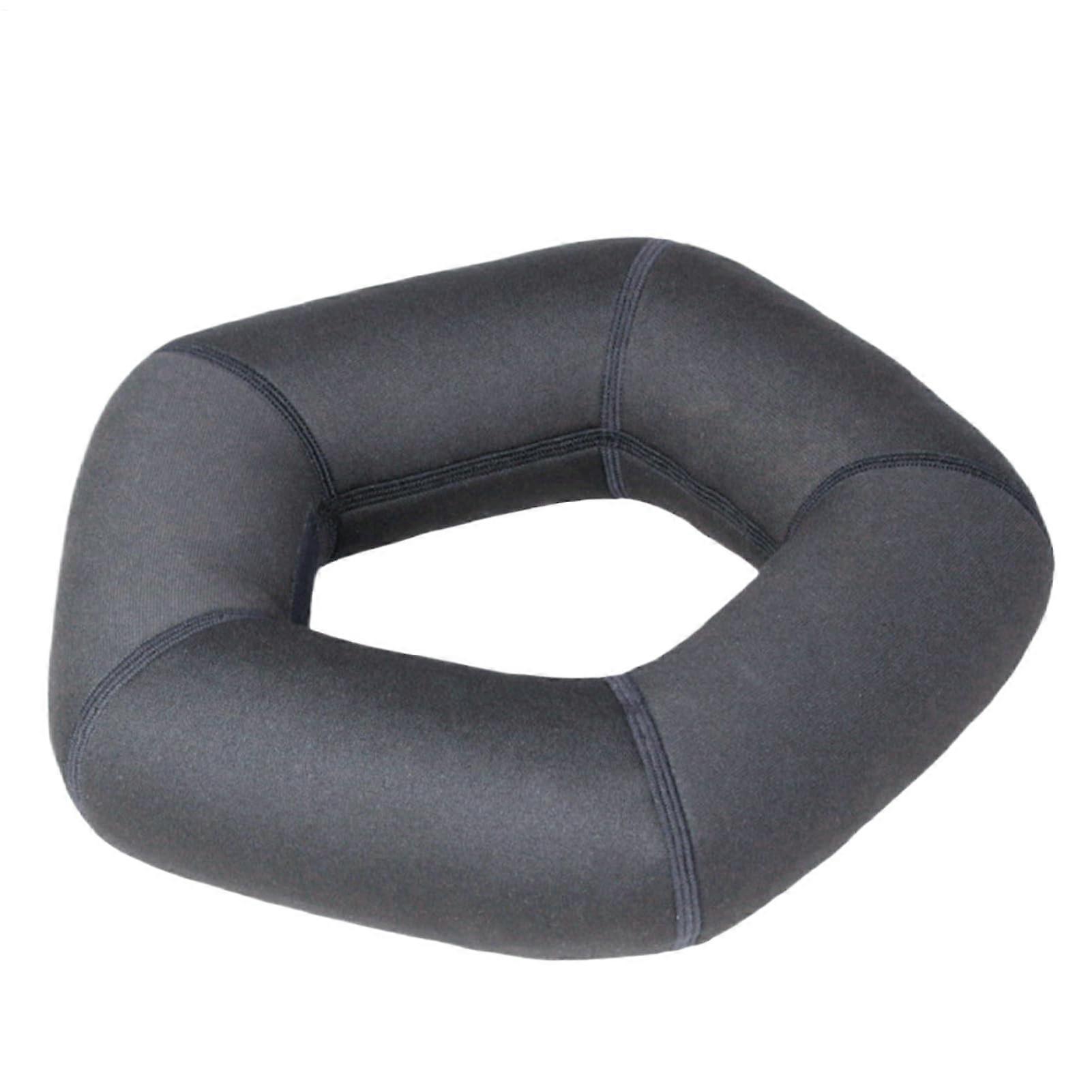 Motorcycle helmet holder: cushion ring, ventilated structure, antislip for garage shelves.