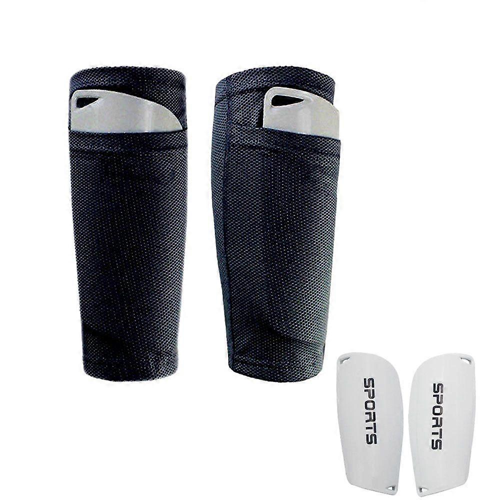 Shin guards for soccer matches, padded protection that reduces vibration and prevents injuries