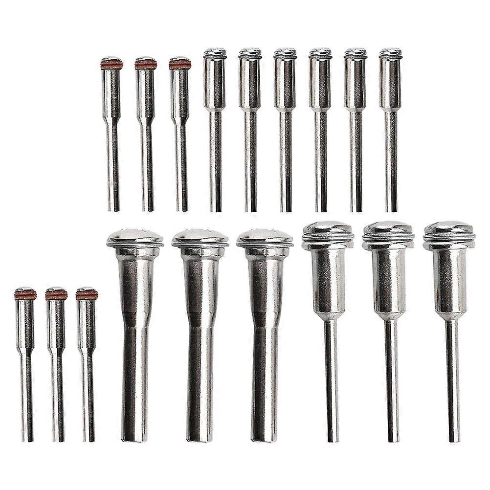2Mm Screw Mandrel 26Pcs Silver Durable Hss Material Multi-Purpose Use for Rotary Tools