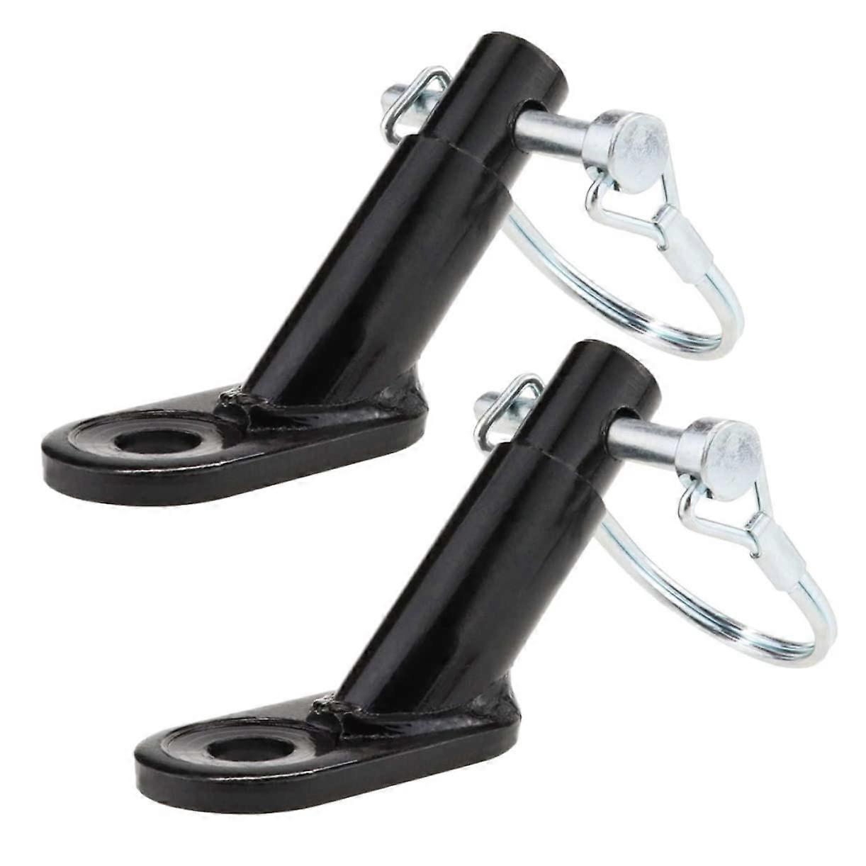 Bike Trailer Hitch Connector 2-Pack Durable Iron Material, Easy to Install, Compatible with Trailers