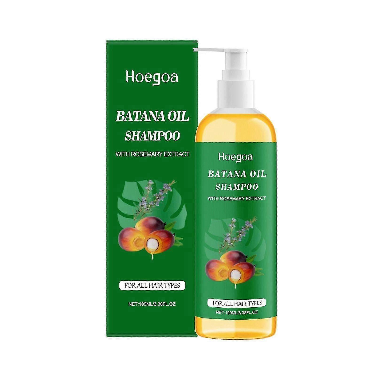 Batana Oil Shampoo Για την Ανάπτυξη Μαλλιών, Batana Oil Shampoo Με Εκχύλισμα Δενδρολίβανου Για Τριχόπτωση Λεπτά μαλλιά, Τριχωτό της Κεφαλής Θρεπτικό Αναζωογόνηση Για Απαλότητα