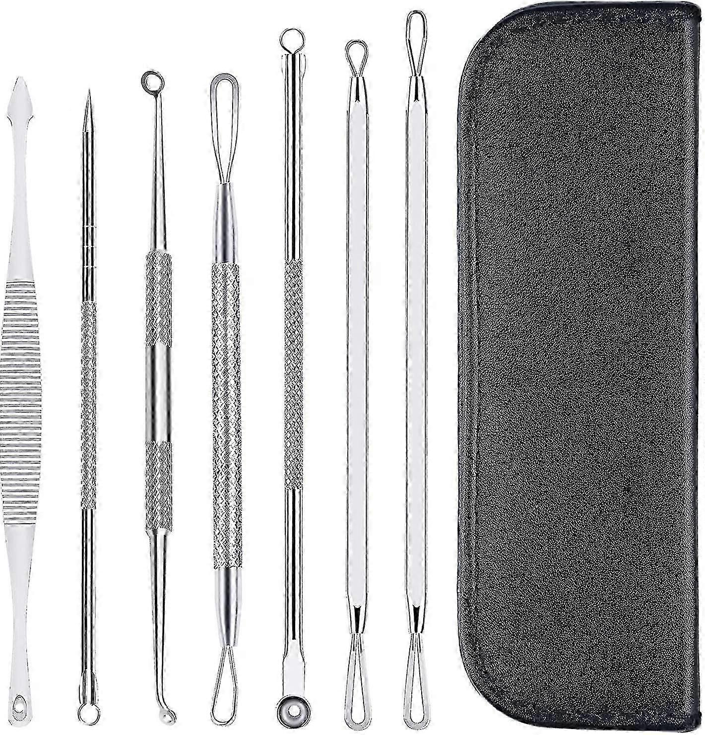 7 Stück Pickel Mitesser Entferner Extraktor Tool Kit
