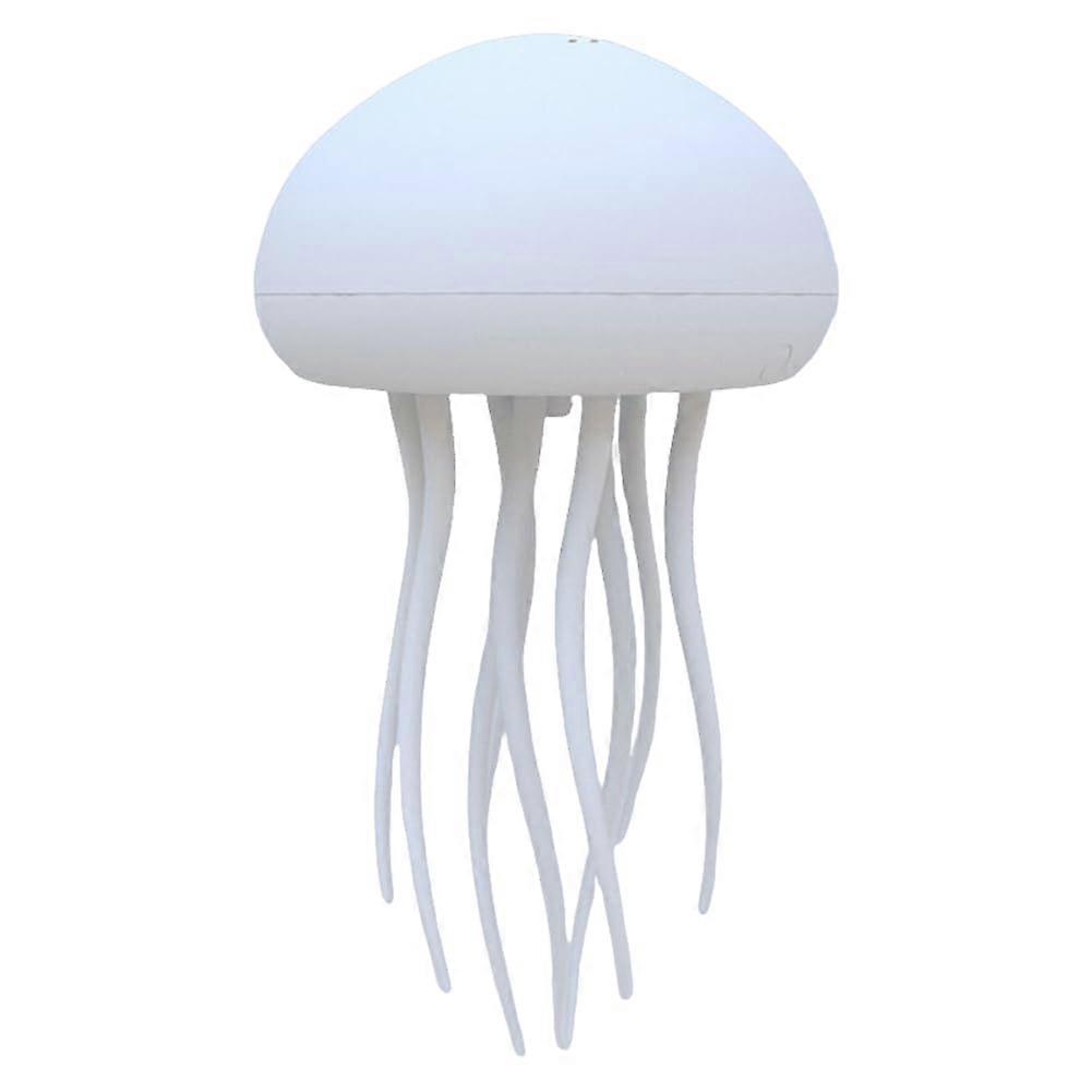 3D Jellyfish Night Light With Rotating Tentacles, Voice Control, TypeC Charging, For Home And Bedroom Decor, Hanging Variant