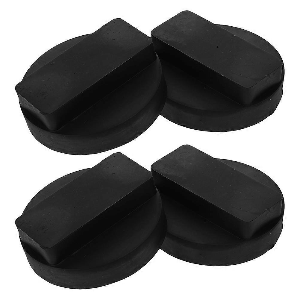4pcs Rubber Jack Pads for Floor Jack RV Jack Support Lift Replacement Accessories