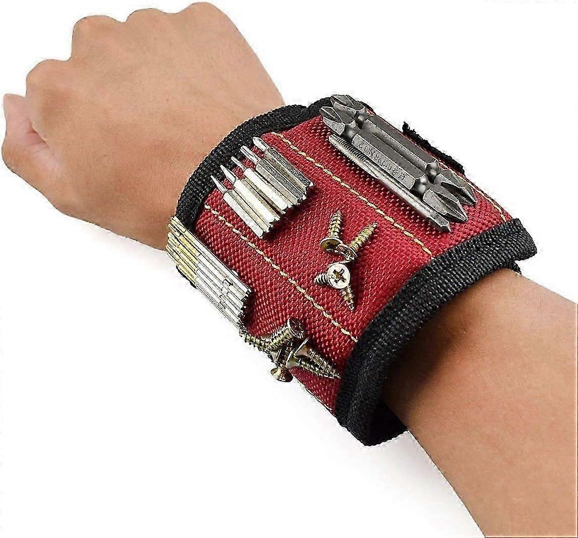 Strong Magnetic Arm Band for Holding Small Tools