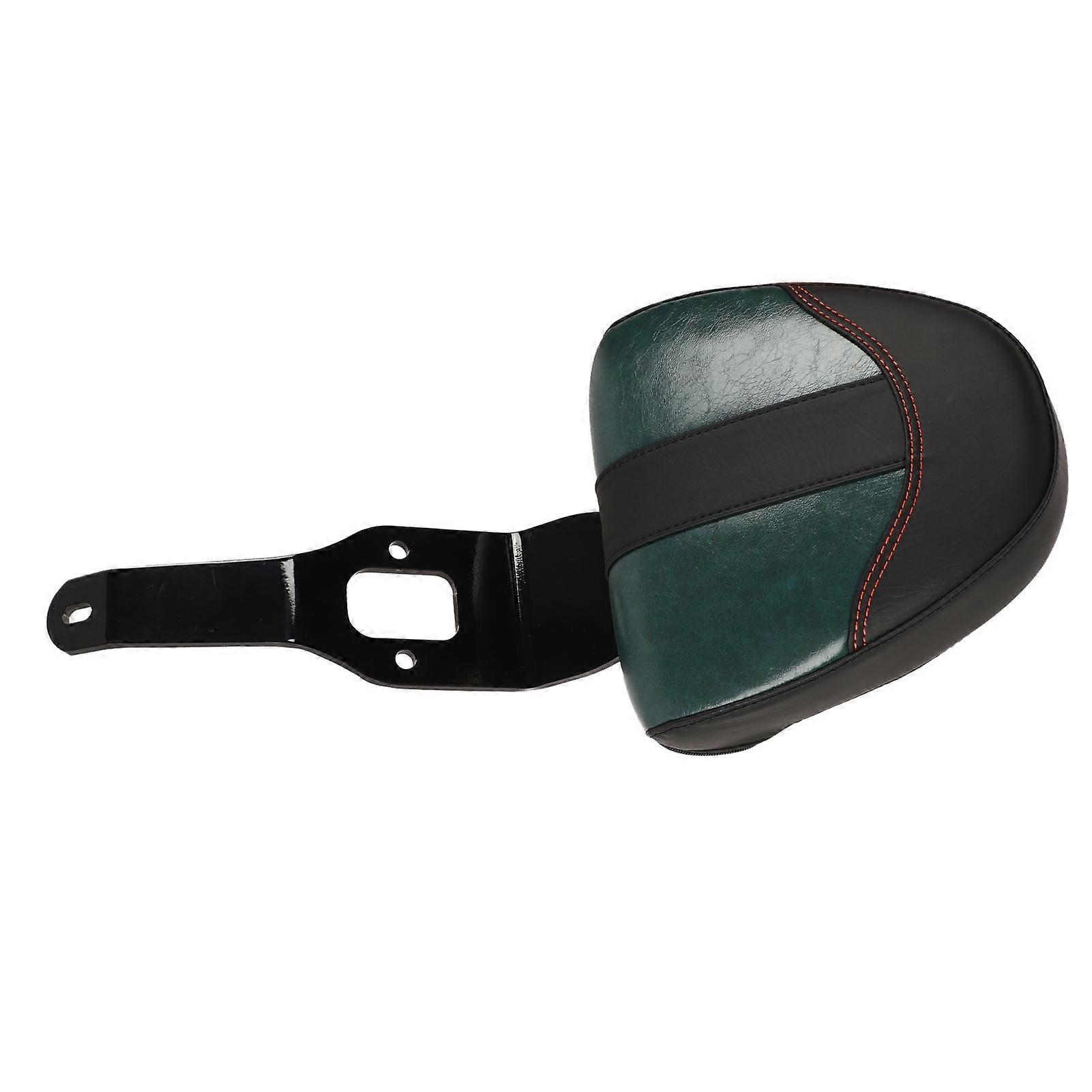 Breathable Comfortable Shockproof Motorcycle Driver Backrest Black Green