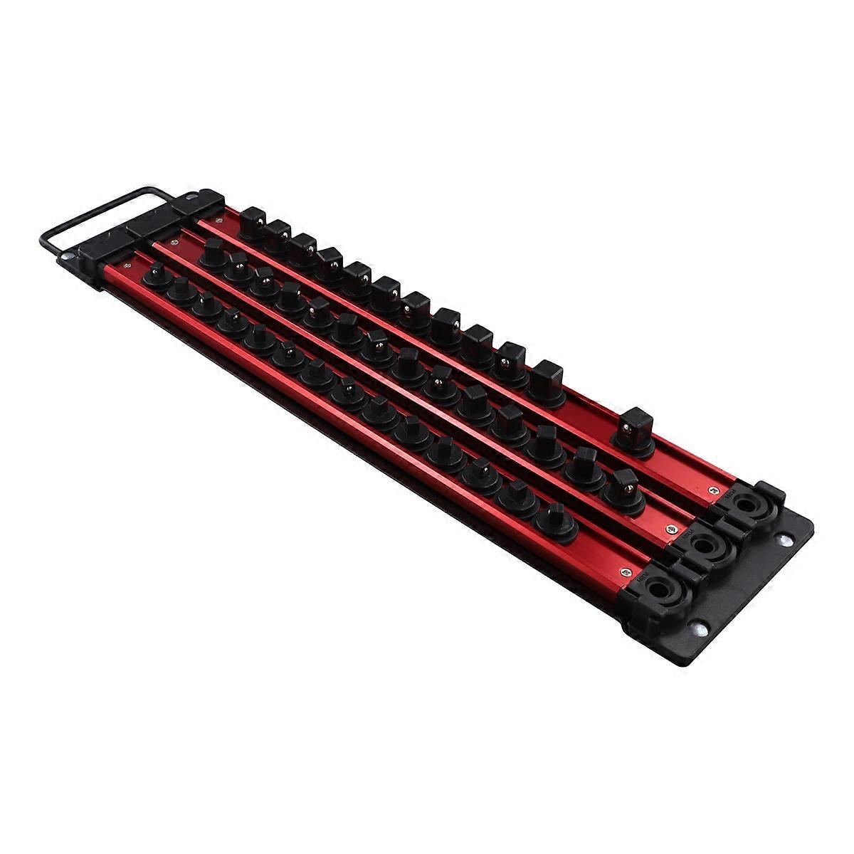 Metal Socket Storage Rack, Magnetic Screwdriver Head Holder,