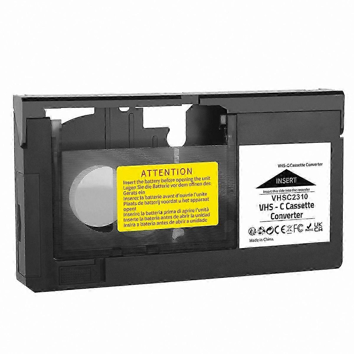 VHS-C to VHS Adapter for RCA and SVHS-C Camcorder Tapes Compatible with Select Models