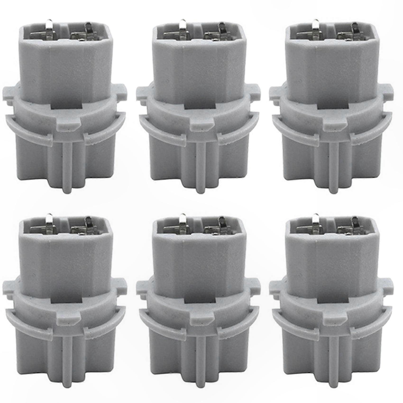 6Pcs T20 Socket Holder for Car Brake Tail Lamp Rear Light Replacement Fit Multiple Models
